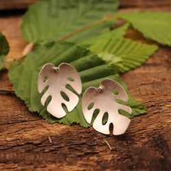 Ohrring "Fensterblatt" Silber - richter schmuck + uhren