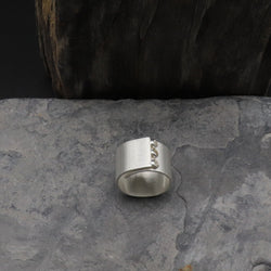 Ring "Dreistein" Silber