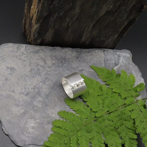 Ring "Dreistein" Silber