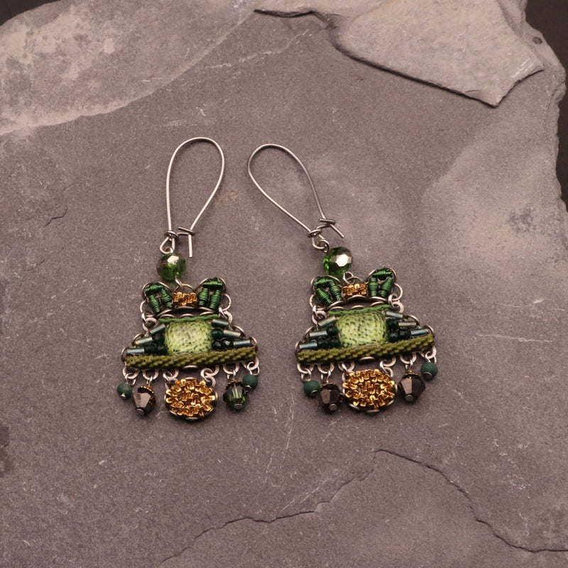 Ohrschmuck Ayalabar grün