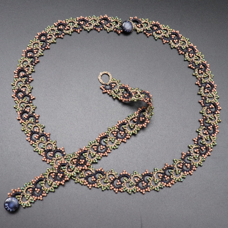 Halsschmuck "Spitze" Herbst