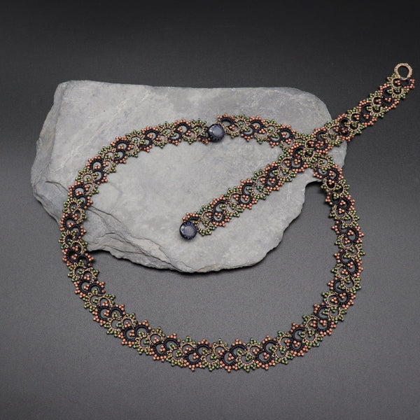 Halsschmuck "Spitze" Herbst