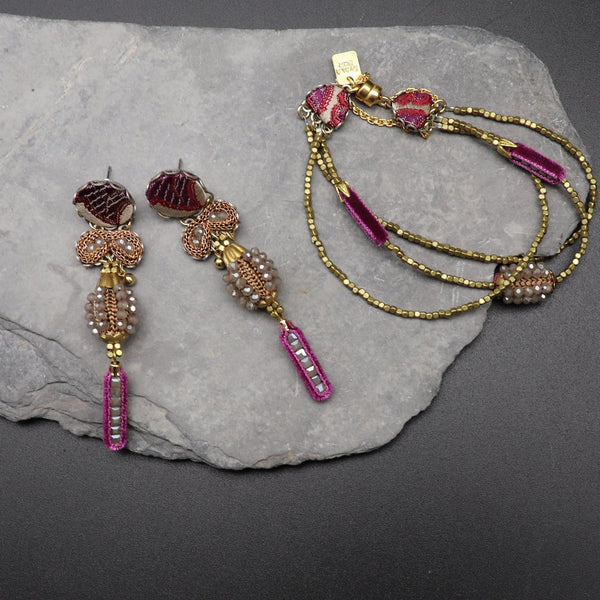 Armband Ayala Bar gold, rosé, beeren