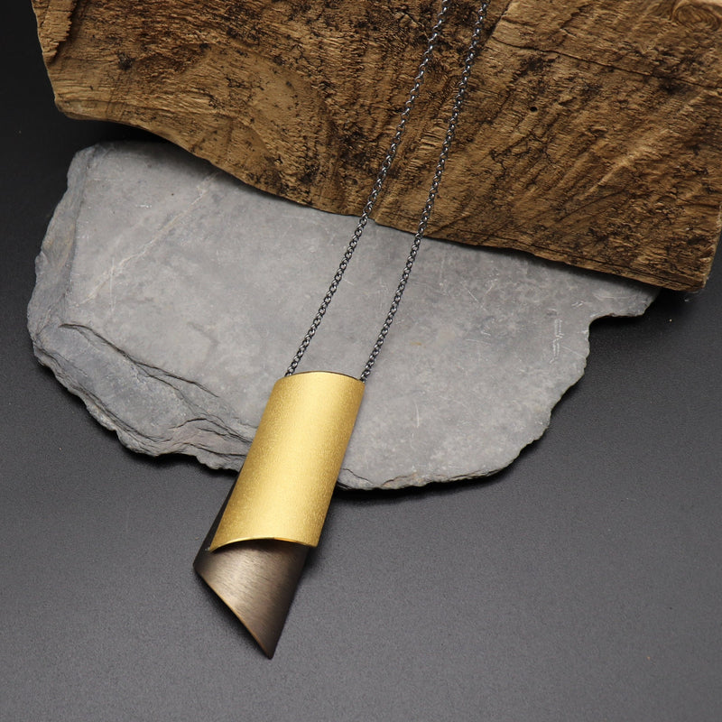 Kette "BASE" braun/gold