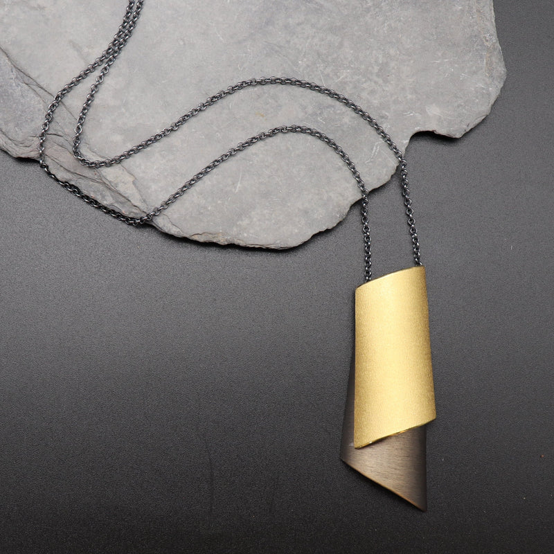 Kette "BASE" braun/gold