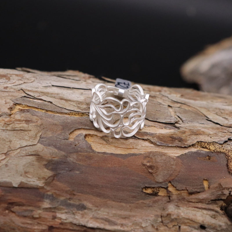 Ring - "Curly flower" / silber - richter schmuck + uhren