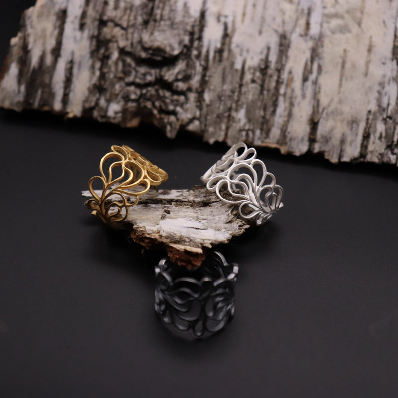 Ring - "Curly flower" / silber - richter schmuck + uhren